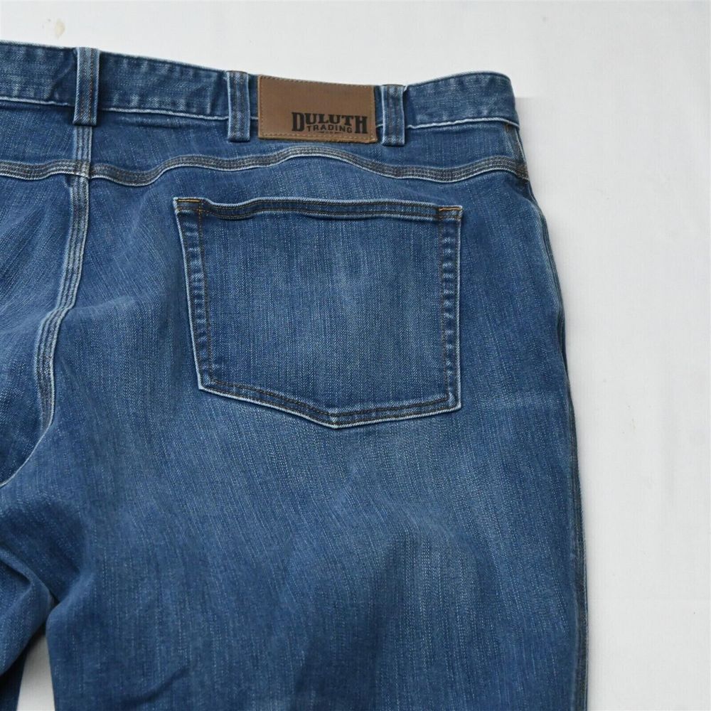 Duluth 44x30 46217‎ Coolmax Flex Ballroom Relaxed Light Wash Denim Mens Jeans - Picture 8 of 9